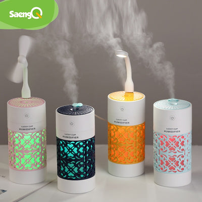 Air Humidifier with LED Night Lamp
