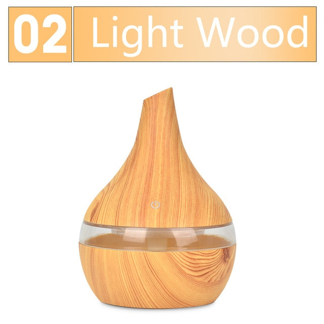 Wood Grain Ultrasonic Humidifier
