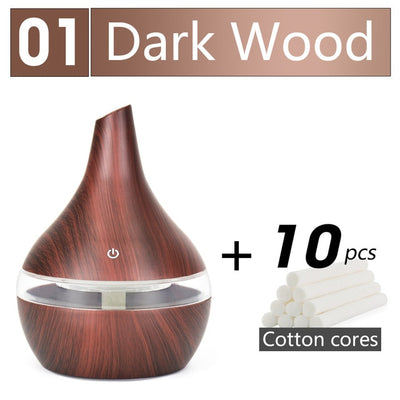 Wood Grain Ultrasonic Humidifier