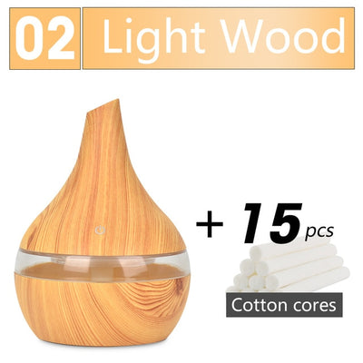 Wood Grain Ultrasonic Humidifier