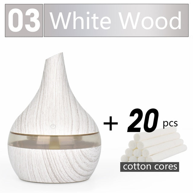 Wood Grain Ultrasonic Humidifier