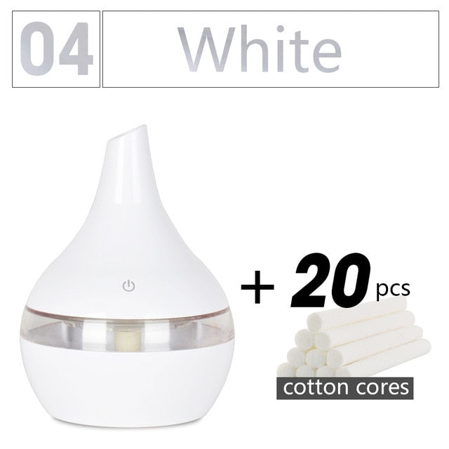 Wood Grain Ultrasonic Humidifier