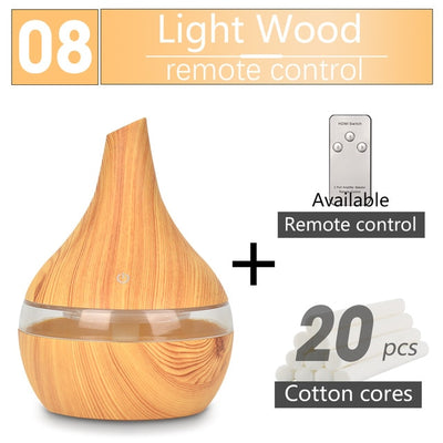 Wood Grain Ultrasonic Humidifier