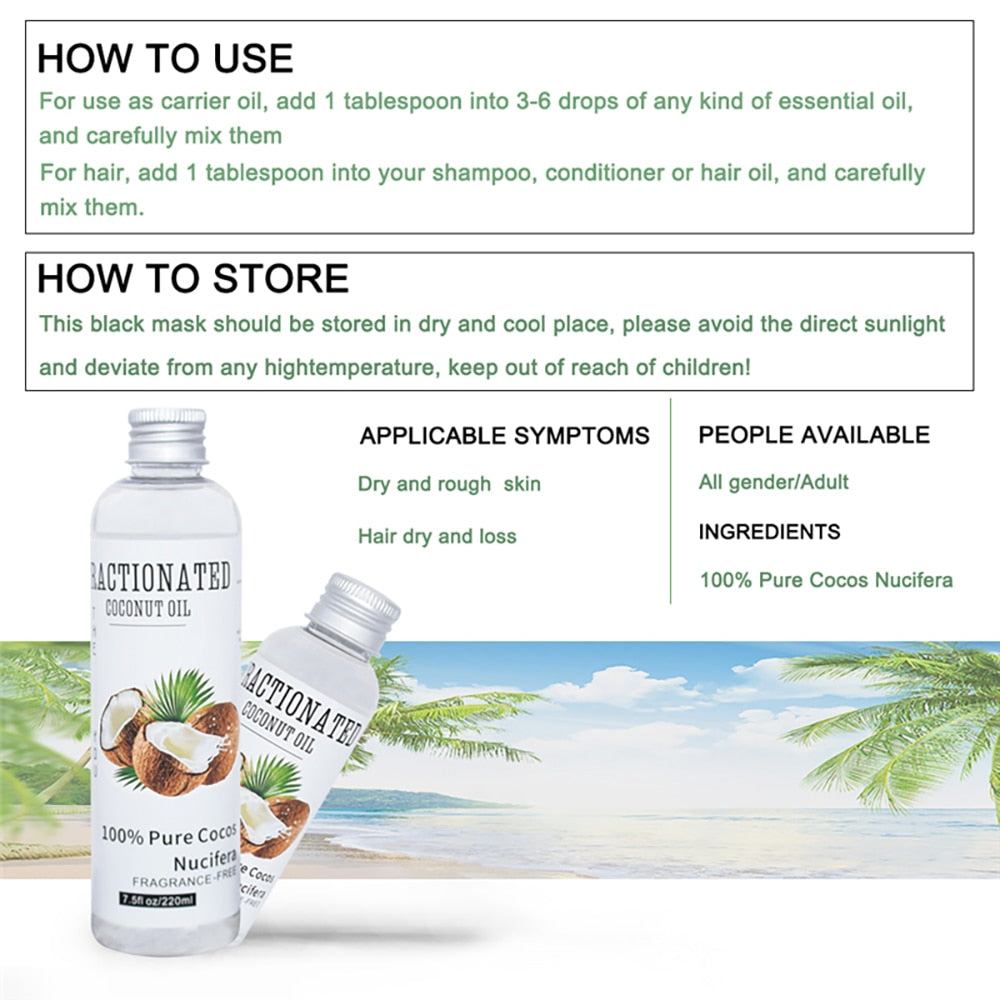 100% Pure Natural Coconut Essential Oil