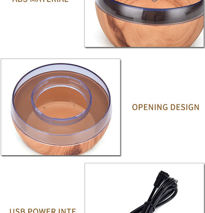 Ultrasonic Wood Grain Humidifier