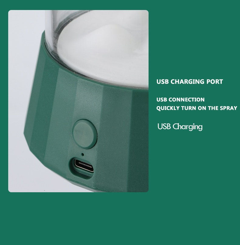 Mini Portable Humidifier for Home Office 400ML Ultrasonic Air Oil Diffuser