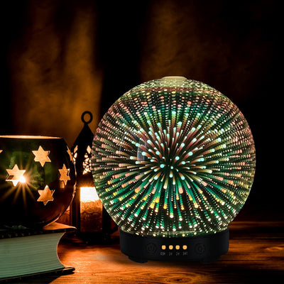 3D Glass Aroma Diffuser Ultrasonic Essential Oil