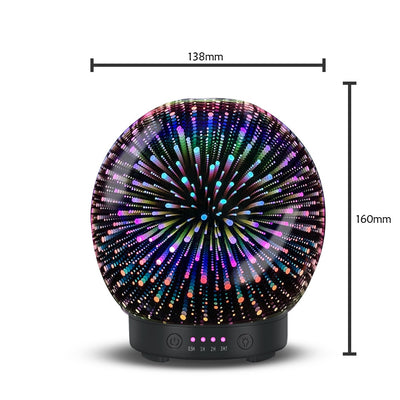 3D Glass Aroma Diffuser Ultrasonic Essential Oil