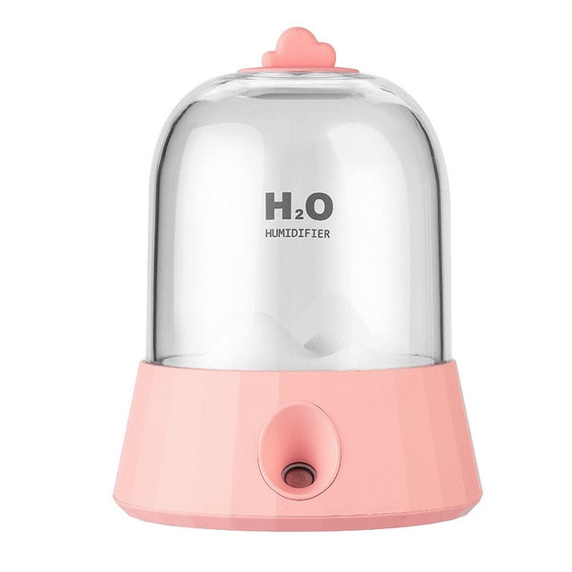 Mini Portable Humidifier for Home Office 400ML Ultrasonic Air Oil Diffuser