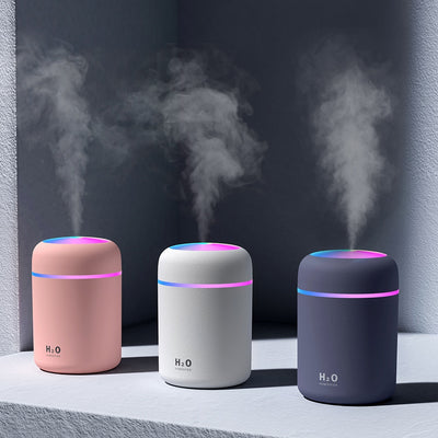 Ultrasonic Humidifier 300ml Portable USB Aroma Diffuser