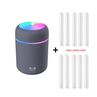 Ultrasonic Humidifier 300ml Portable USB Aroma Diffuser