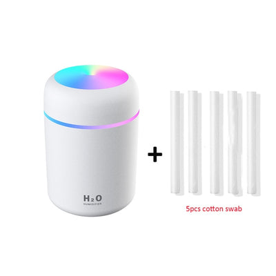 Ultrasonic Humidifier 300ml Portable USB Aroma Diffuser